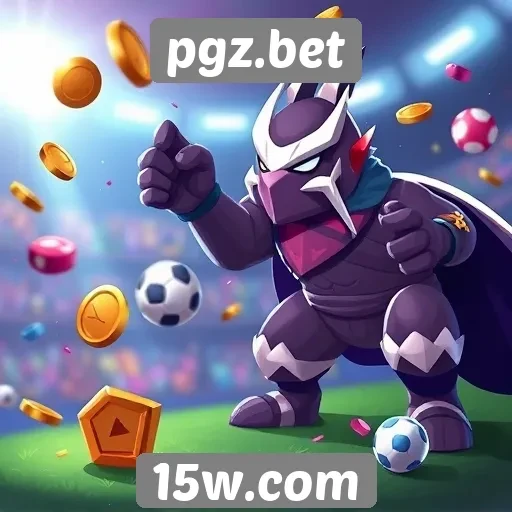 Diversidade de jogos disponíveis no pgz.bet